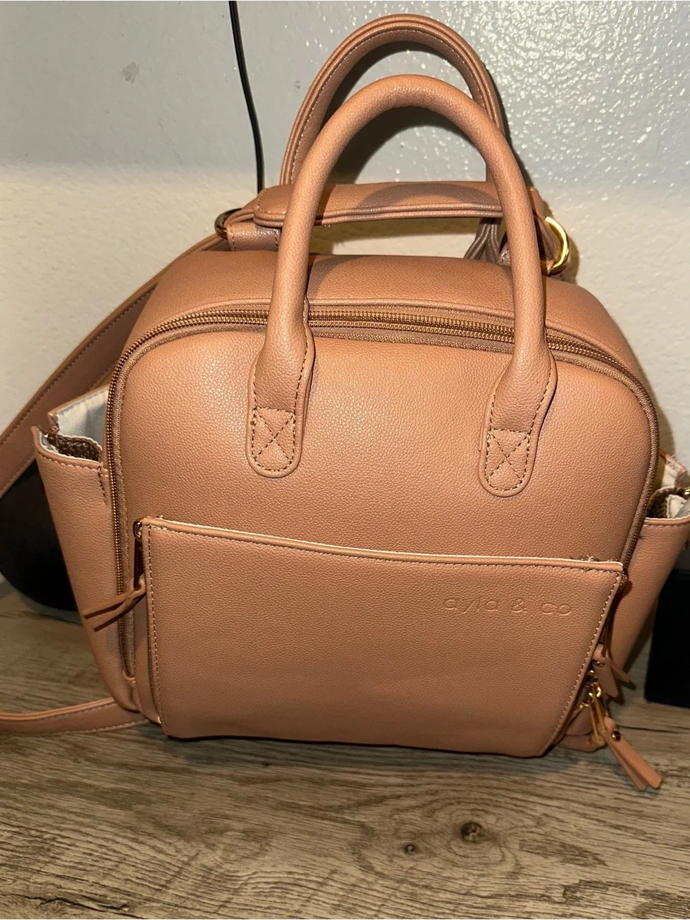 Ayla & Co mini Bag color Caffe
